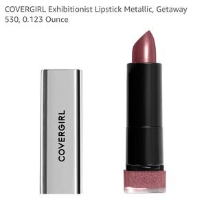 2 - COVERGIRL Exhibitionist Lipstick Metallic, Getaway 530, 0.123 Ounce , Sealed